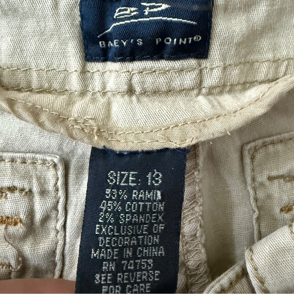 Bailey’s Point Casual Cream Shorts for Women - Picture 2 of 5